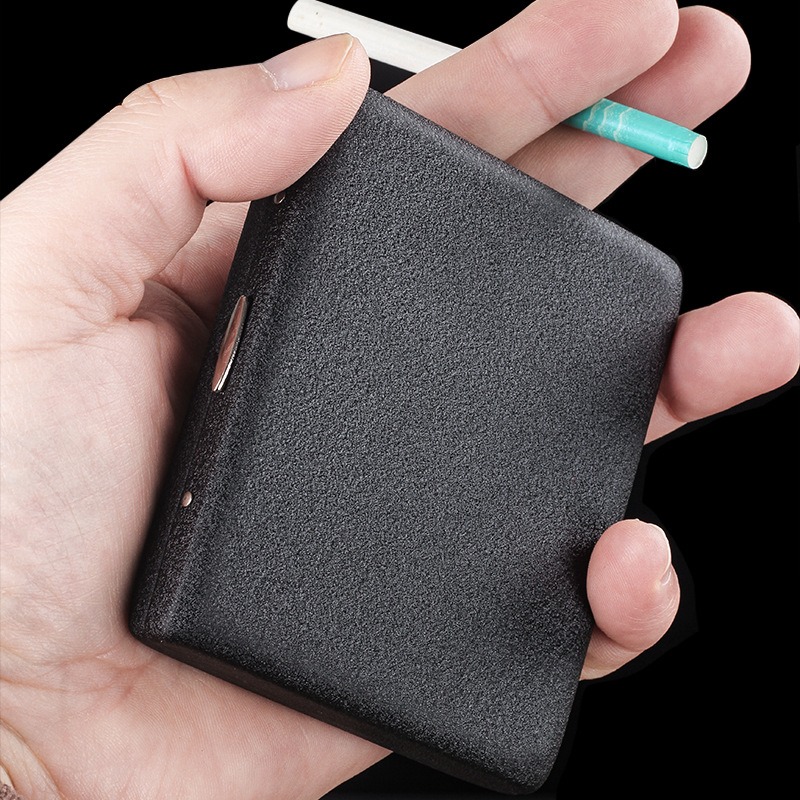 Smoking & Vaping Accessories - 20 pack Black Frosted Metal Cigarette
