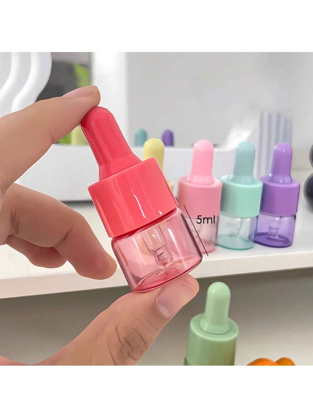 5 Pcs 5ml 10ml Colored Glass D - Juice Bottle Dropper review and price