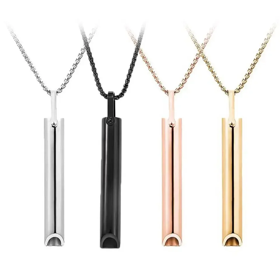 Stainless Steel Whistle Neckla - Vaping Goods review and price