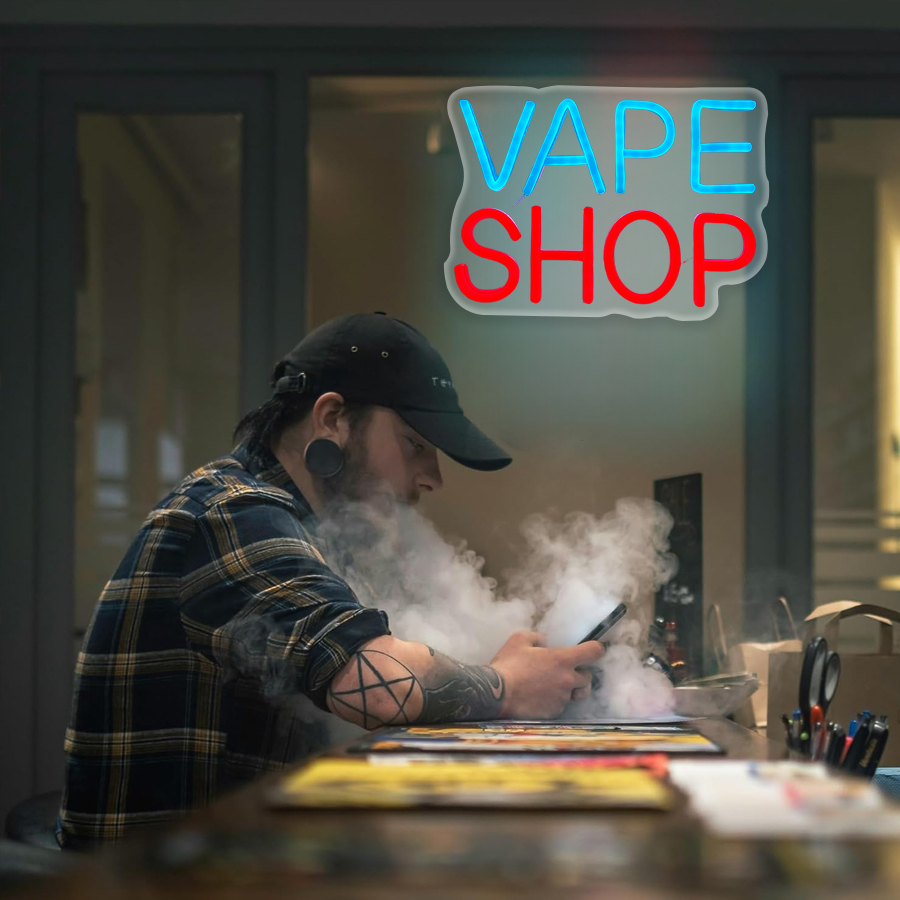 Vape Shop Neon Sign For Wall D - Vaping Shop review and price