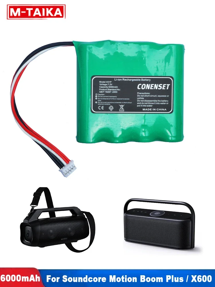 7.2V 6000mAh SW-34MP Replaceme - Anker Speaker Soundcore Motion+ review and price