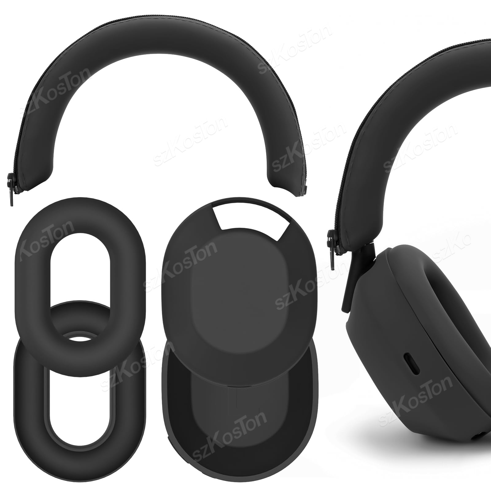 3-in-1 Silicone Protective Cas - Sony Headphone Wh-1000Xm5 review and price
