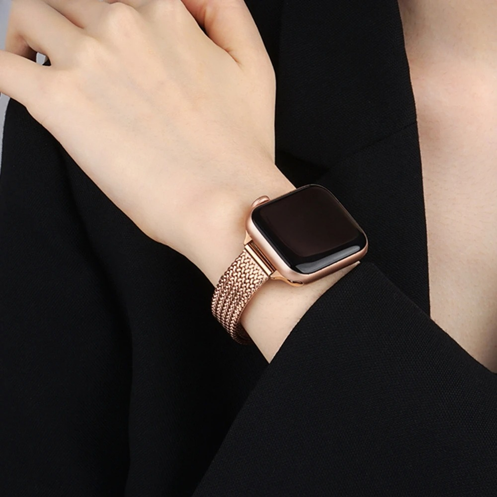 Band for Apple Watch Series 9  - Mesh Coil Strip review and price