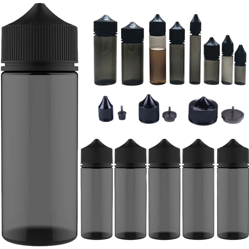 5Pcs 10/15/30/60/100/120ml Bla - Juice Bottle Dropper review and price