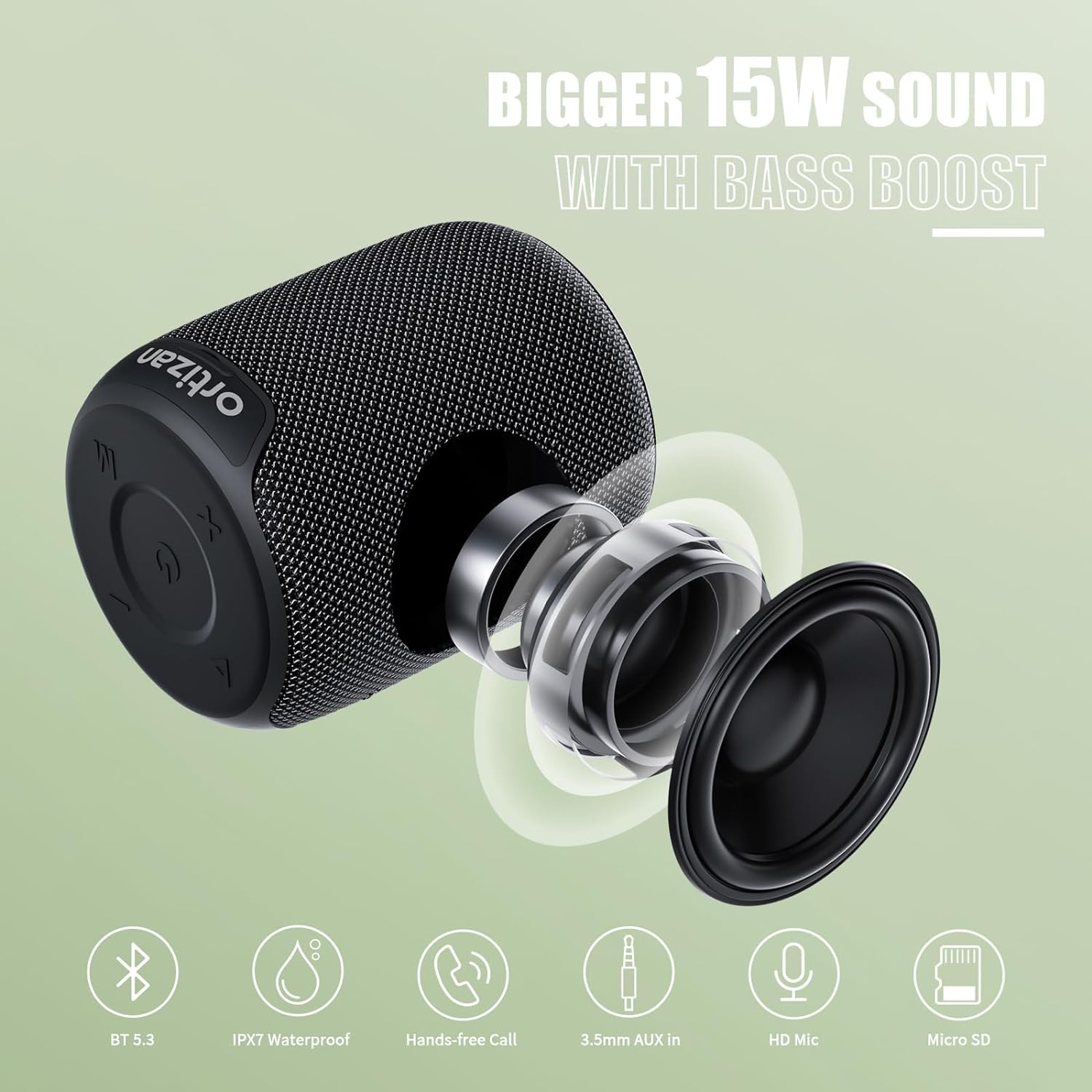 Ortizan Bluetooth Speakers, Po - Anker Speaker Soundcore Mini review and price