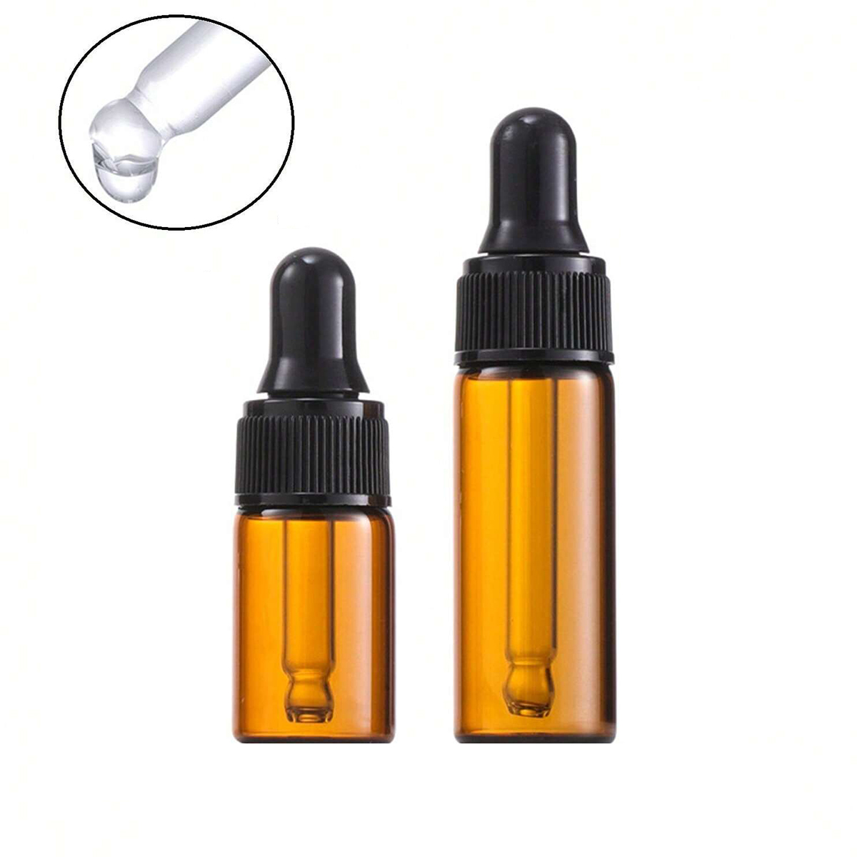 10pcs Dark Amber Glass Dropper - Juice Bottle Dropper review and price