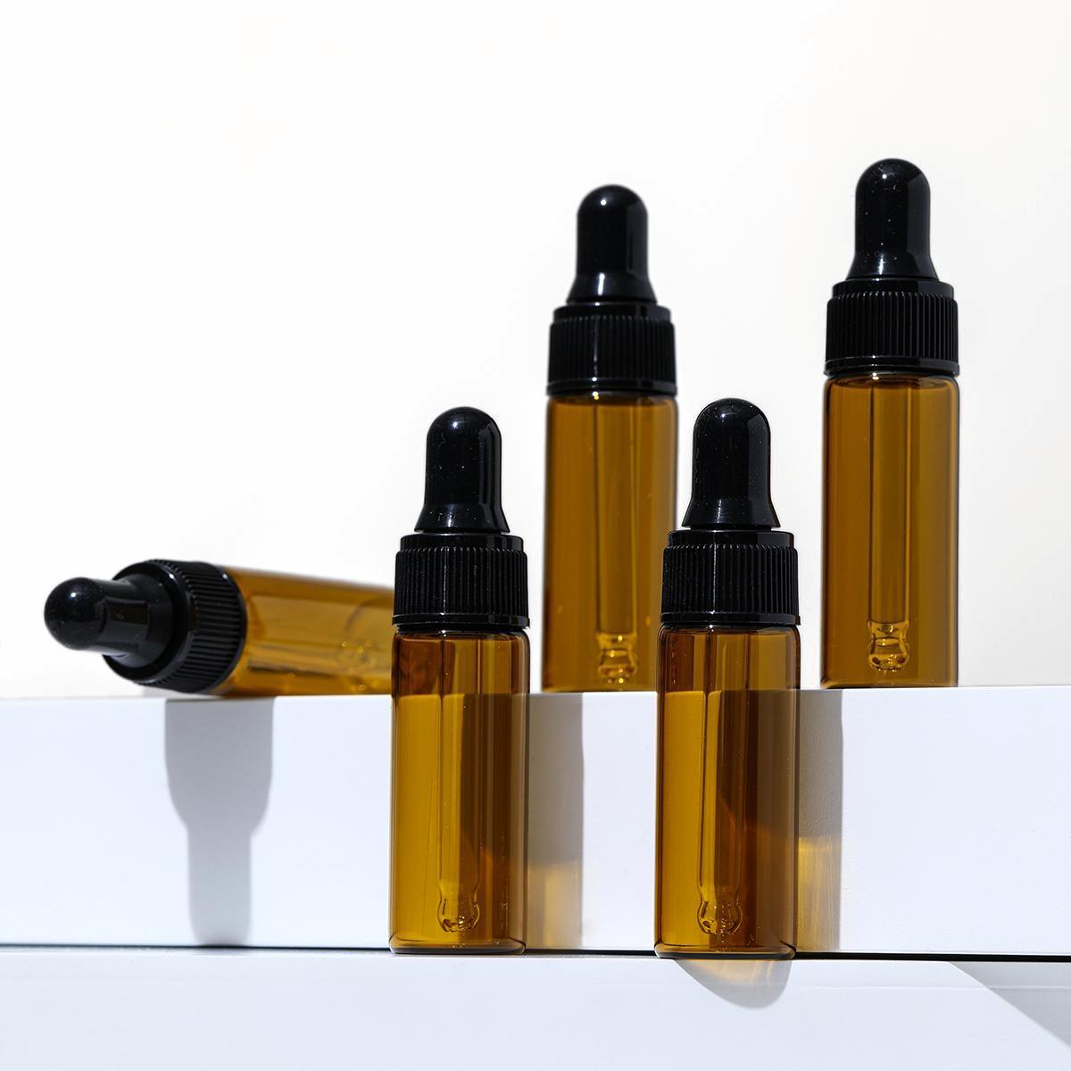 10pcs Dark Amber Glass Dropper - Juice Bottle Dropper review and price