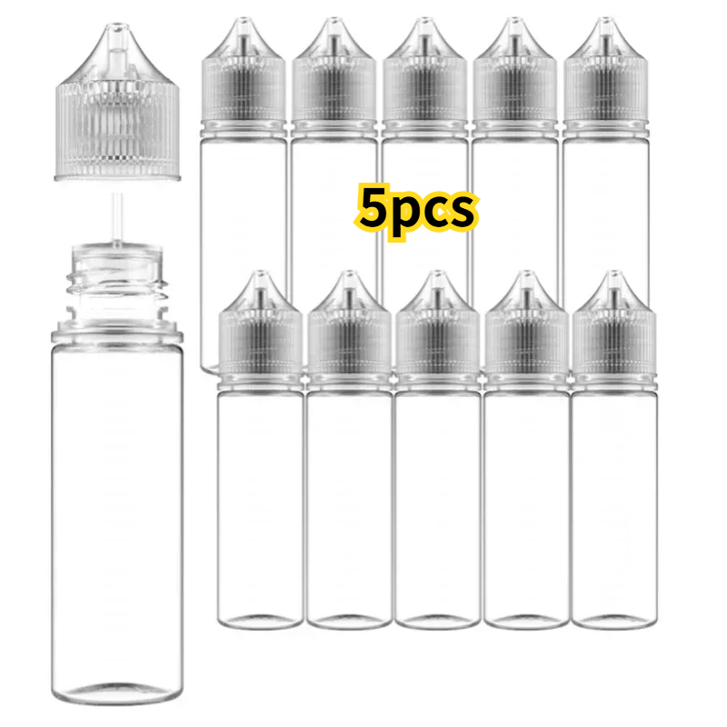 5PCS 30ml-120ml PET Clear Drop - Juice Bottle Dropper review and price