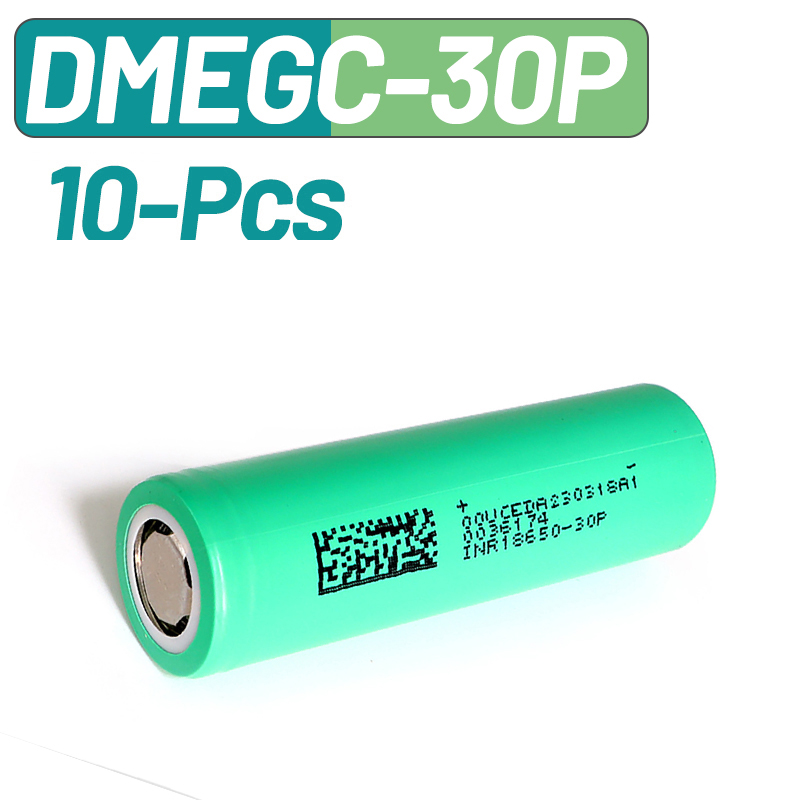 10PCS DMEGC 30P INR18650 3000m - Vape Battery 18650 review and price