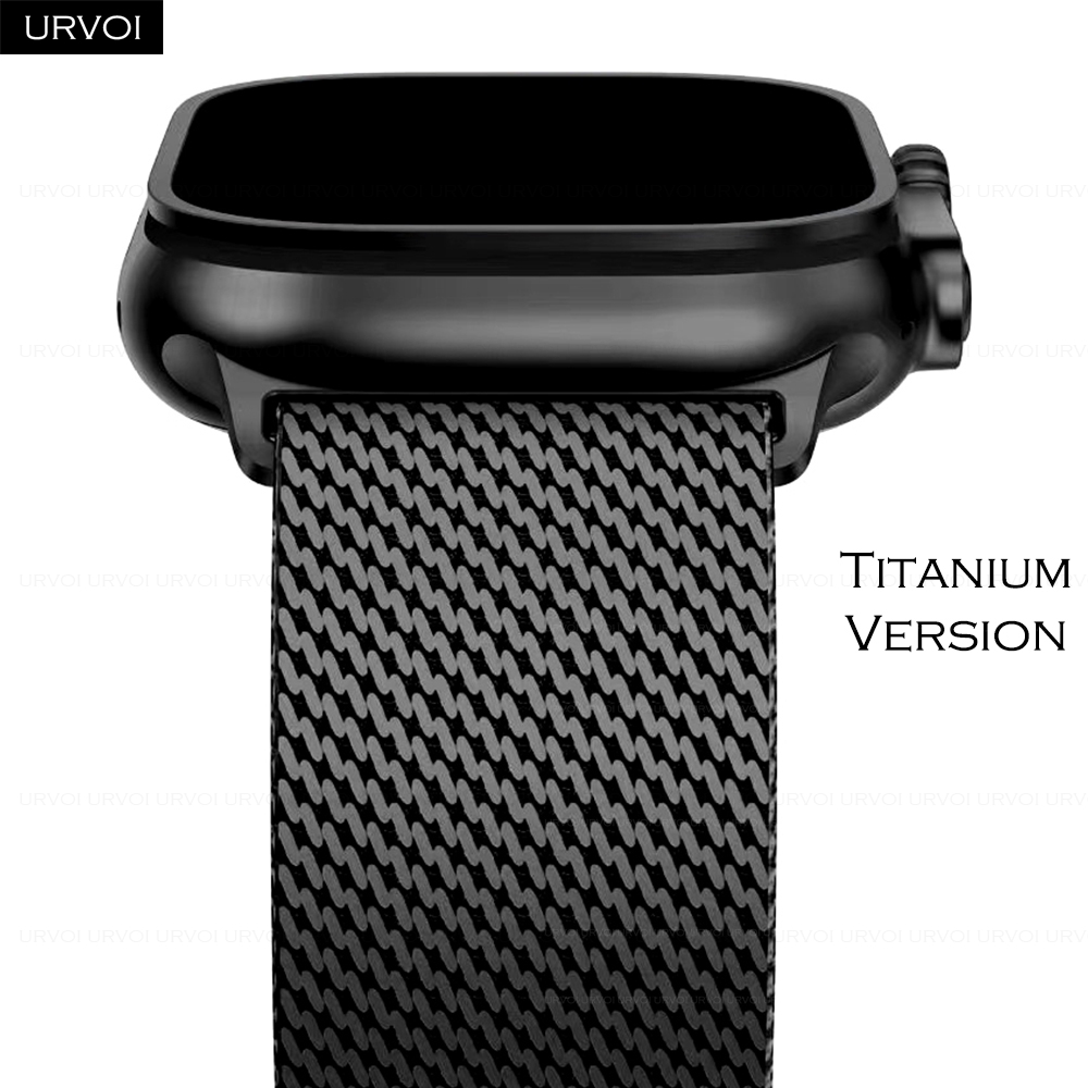 URVOI Titanium Milanese loop f - Mesh Coil Strip review and price