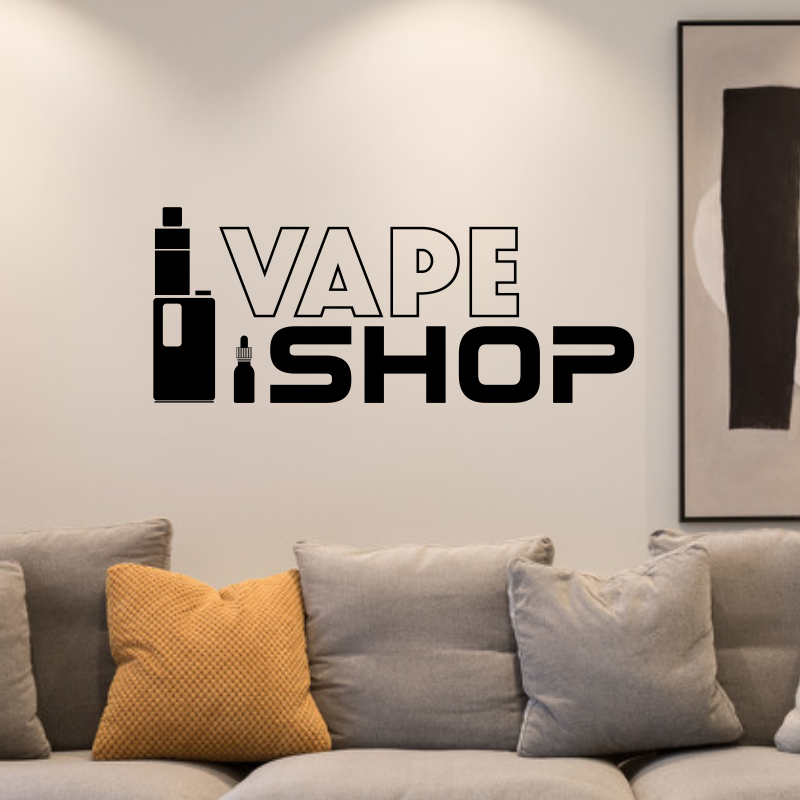 Vinyl Wall Decals Vape Shop Si - Vaping Shop review and price