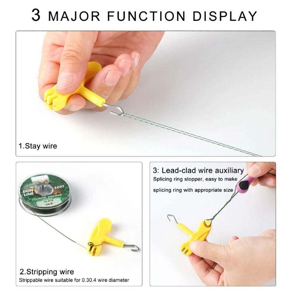 1Pcs New 3 In 1 Carp Fishing T - Mesh Coil Strip review and price