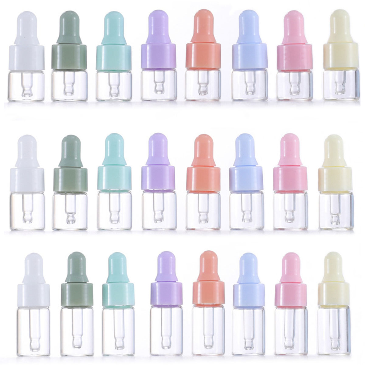 8x 1/2/3/5ml Clear Glass Dropp - Juice Bottle Dropper review and price